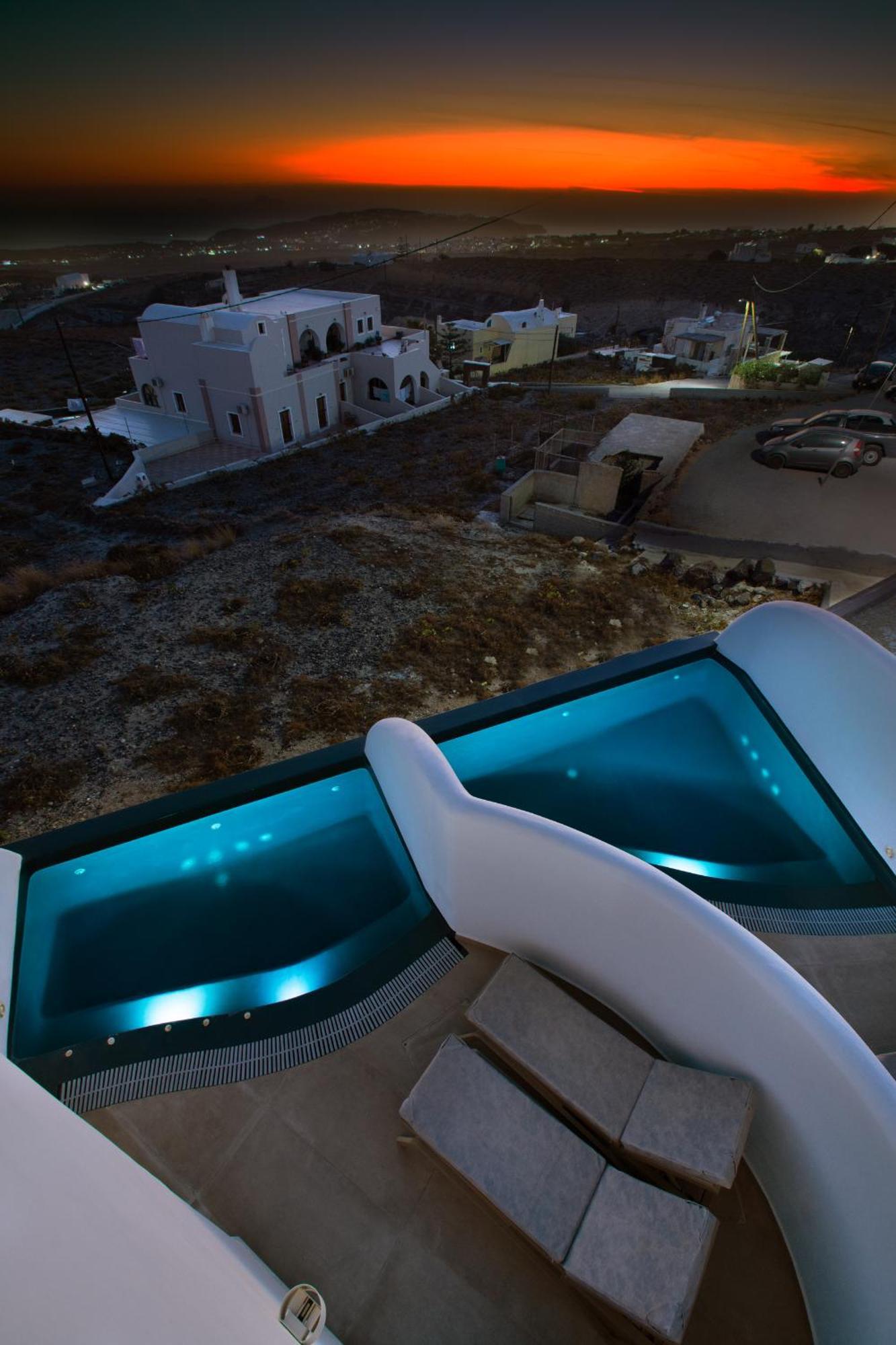 Aegean Blue Suites Pyrgos Kallistis ภายนอก รูปภาพ